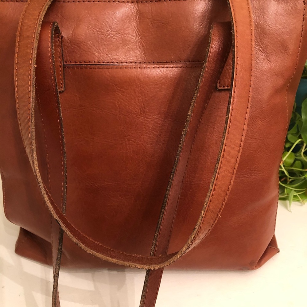 Patricia Nash Brown Leather Tote Bag - Picture 7 of 12
